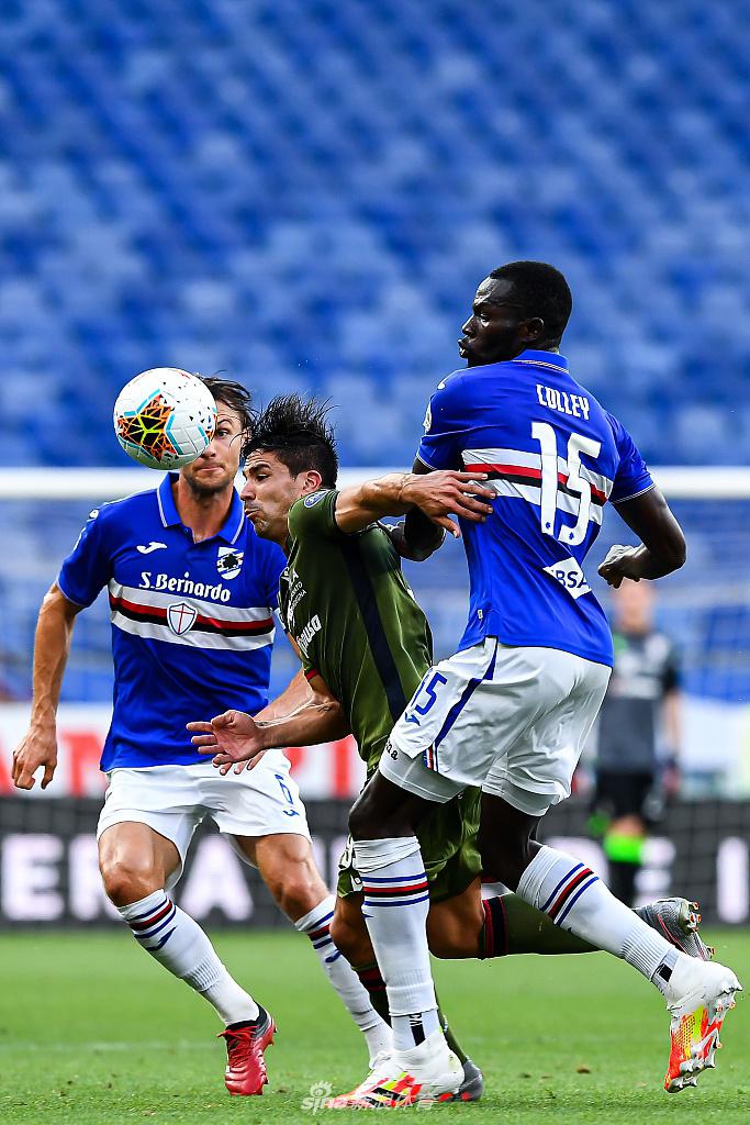 卡利亚里客场战平桑普多利亚的简单介绍